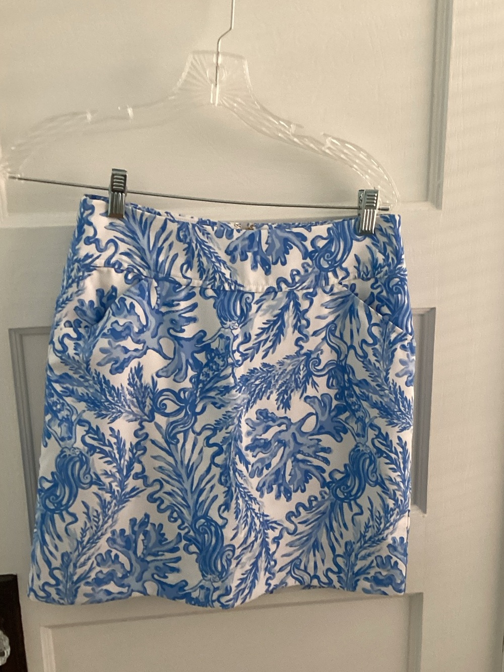 Lilly Pulitzer Jonas Skort Blue and White